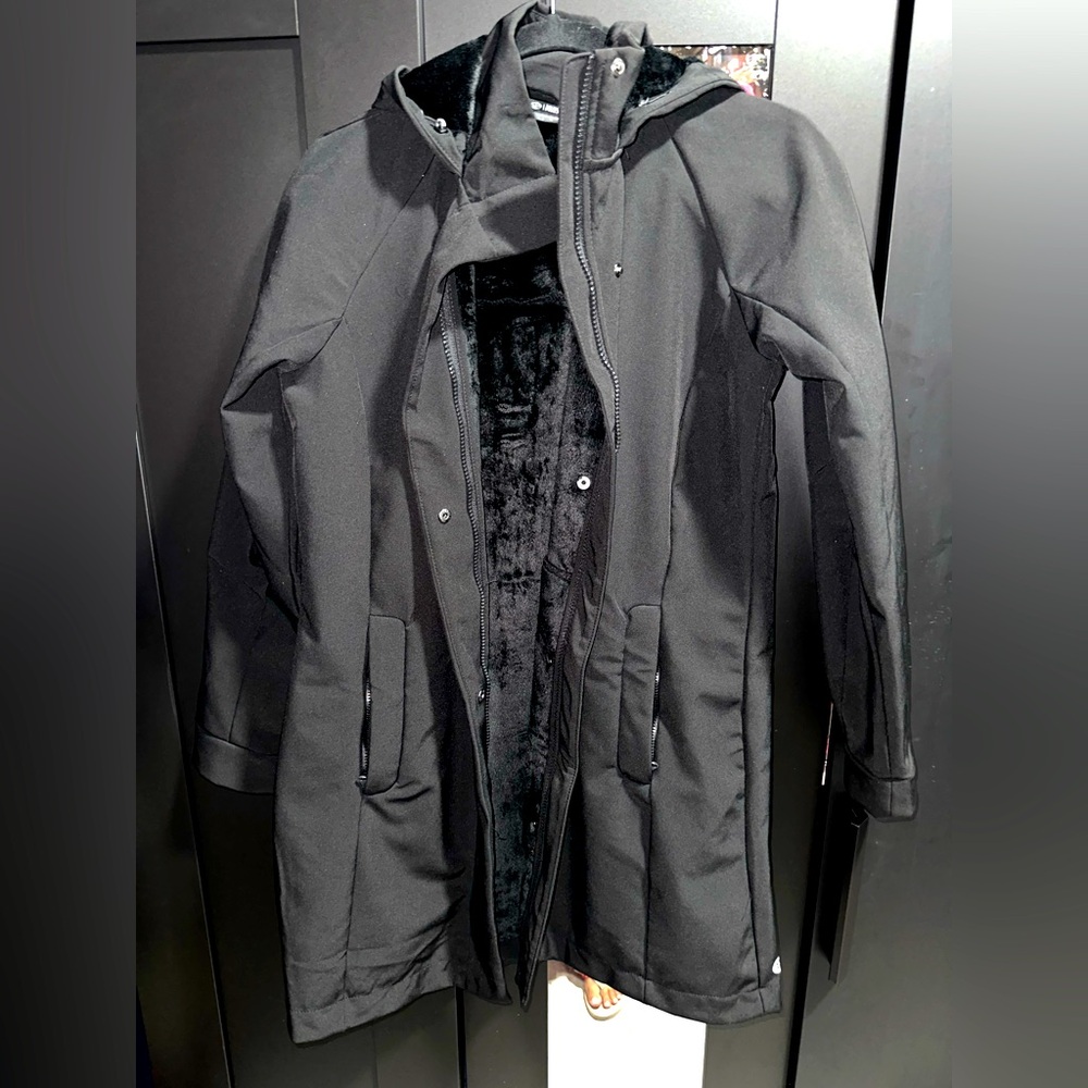 Mondetta Black Trench Coat